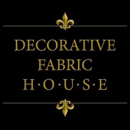 Elegant logo with gold text and fleur-de-lis on a black background.